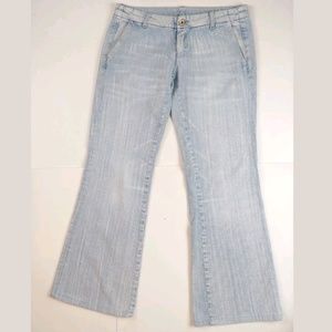 Diesel vintage women low jeans 28 light wash Italy